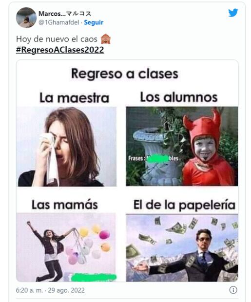 Los mejores memes que dejó el regreso a clases 