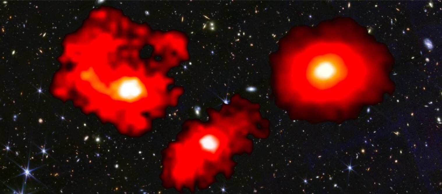 El descubrimiento de los"monstruos rojos" plantea preguntas fundamentales sobre la formación y evolución de las galaxias en el universo primitivo.
Foto: Captura de pantalla en X