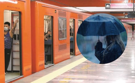 ¡Toma tus precauciones! Lluvia en CDMX afecta servicio del Metro; activan marcha de seguridad en 5 líneas
