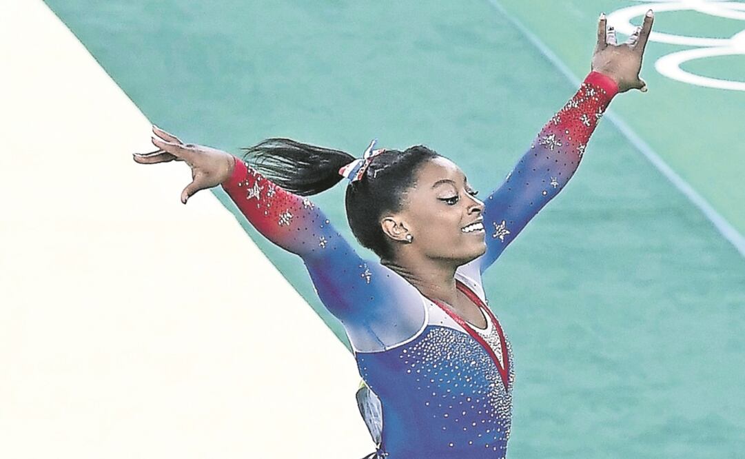 La gimnasta Simone Biles es muy espiritual, dice Mayagoitia. (ARCHIVO. EL UNIVERSAL)