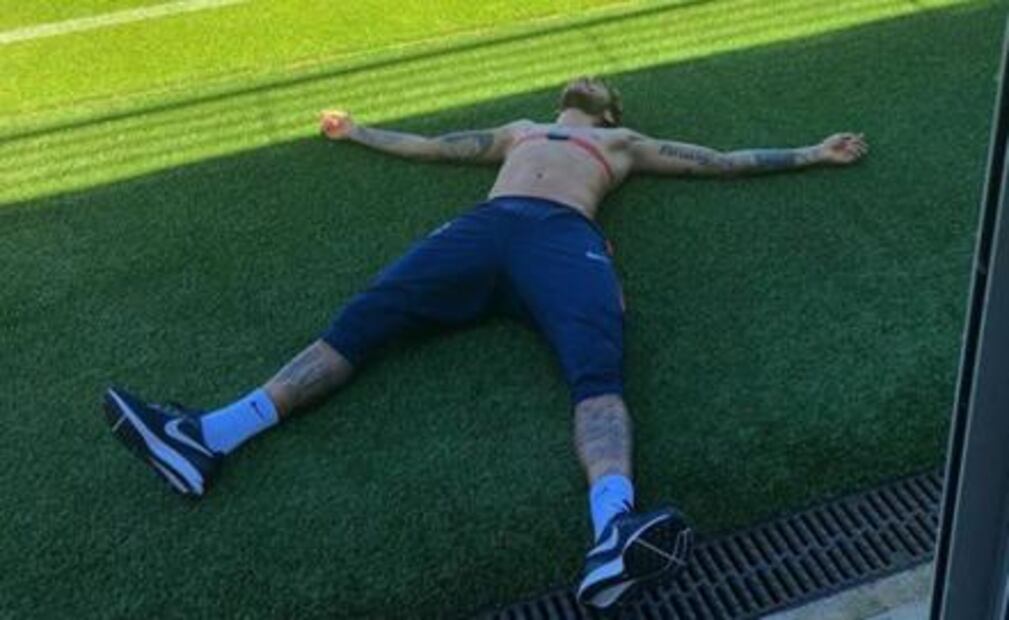 Neymar acumula 14 minutos tirado en el pasto durante Mundial de Rusia