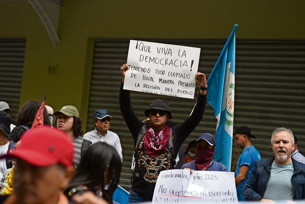 En Guatemala la democracia está seriamente amenazada, advirtió el líder de la Copppal. Foto: EFE