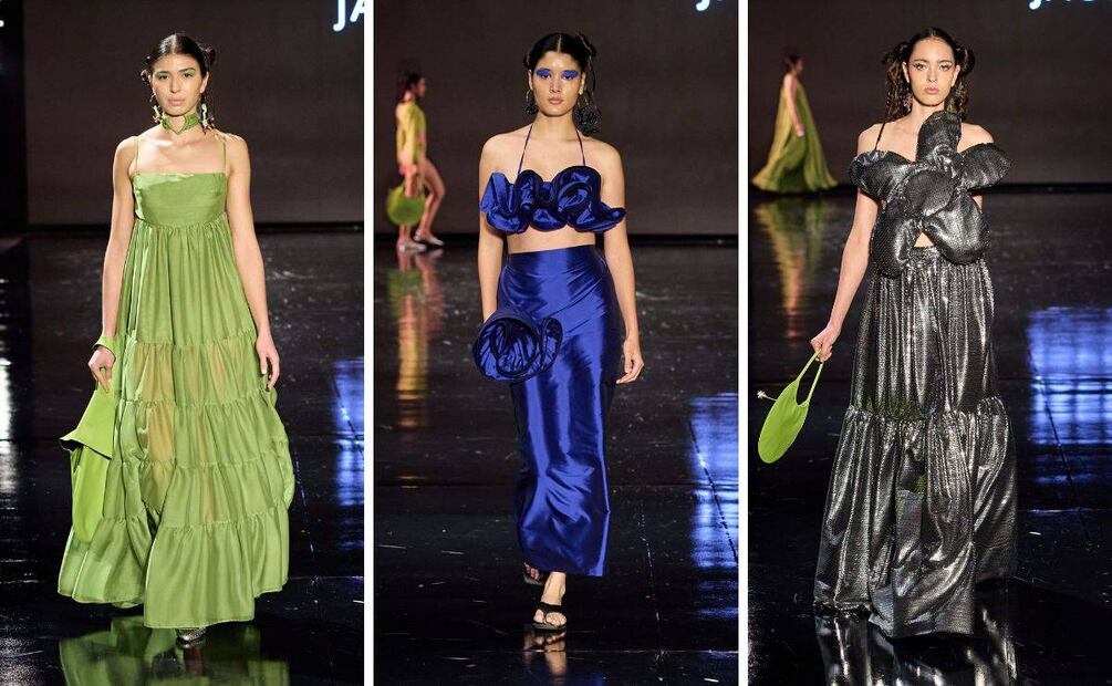 El color es un elemento destacado en esta colección de Jacobo sin A. Foto: Cortesía, Intermoda
