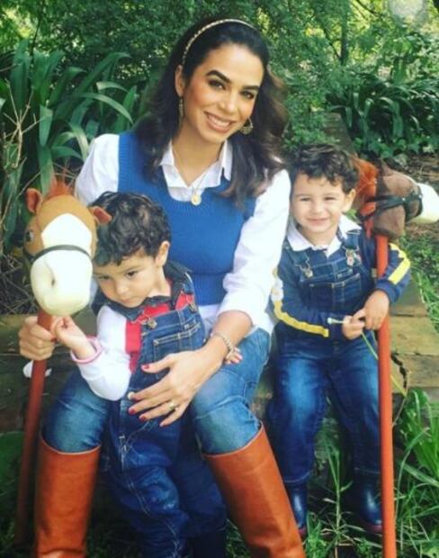 Bibi Gaytán comparte tierna foto de sus mellizos