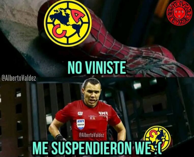 Los Memes del América tras perder contra Cruz Azul. FOTO: ESPECIAL