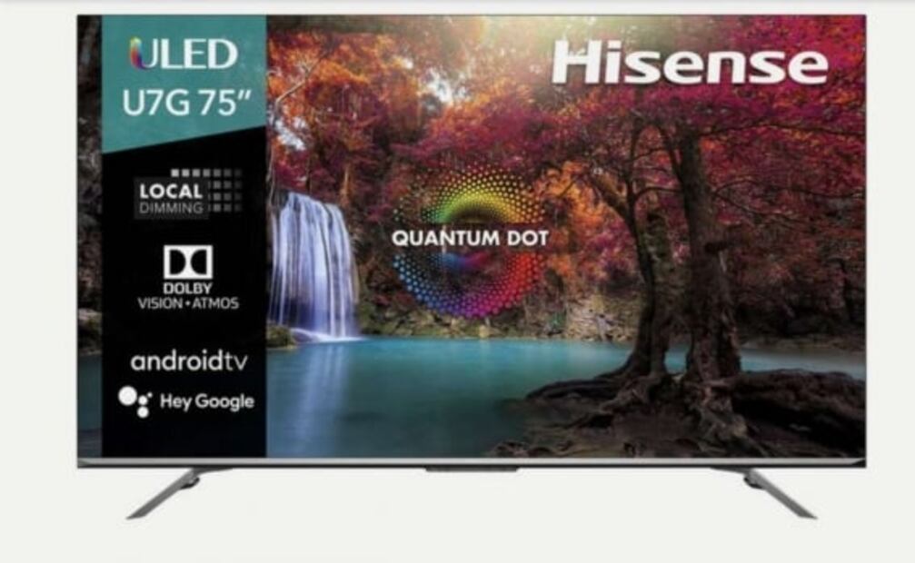 Vive una nueva experiencia de imagen con Hisense U7G de 75 pulgadas