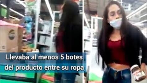 Aparece “Lady Nutella”; intentaba robar productos de supermercado