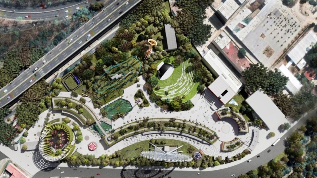 Panorámica del Parque Urbano Aztlán
