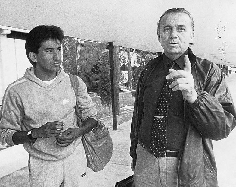 Ernesto Canto (izq.) fue el primer mexicano en completar un “ciclo olímpico”, es decir, ganar en los Juegos Centroamericanos, en los Panamericanos, un Mundial y unos Olímpicos, además de haberlo hecho “de corrido” de 1982 a 1984. Archivo EL UNIVERSAL.