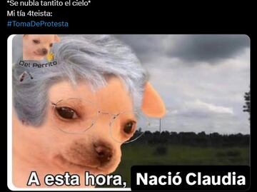 La salida de AMLO y la llegada de Claudia Sheinbaum, en los memes de la semana