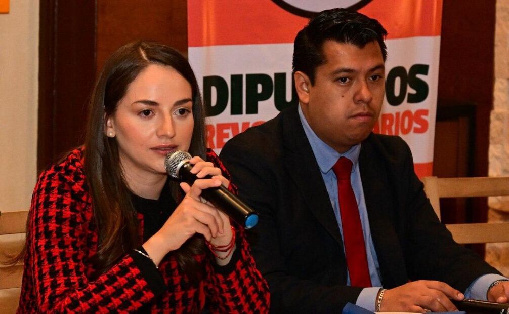 La diputada local del PRI Tania Larios presentó la iniciativa (11/03/2025). Foto: Especial