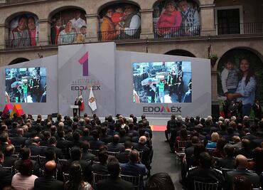 Alfredo del Mazo presenta Primer Informe de Actividades en Toluca