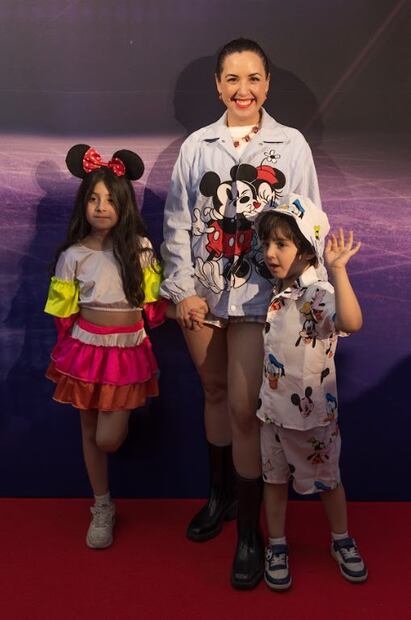 Fatima Torre con sus hijos. 
FOTOS CORTESÍA OCESA: LAURA VILLEGAS Y JOSÉ JORGE CARREÓN