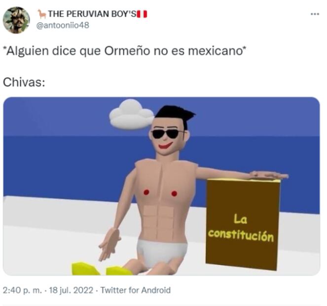 Los mejores memes que dejó la llegada de Santiago Ormeño a Chivas