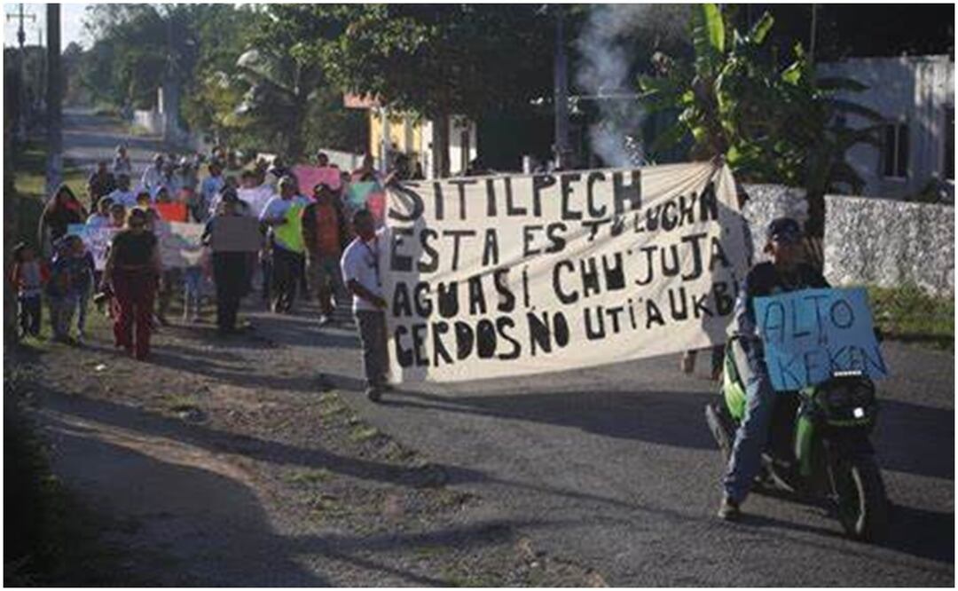 Este 11 de octubre, comunidades yucatecas alertan por impacto de mega proyectos en Yucatán /11/10/2024). Foto: Especial