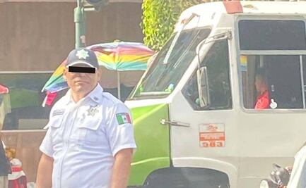Relevan del cargo a policía de Naucalpan tras exigir el pago de mil pesos a un conductor 