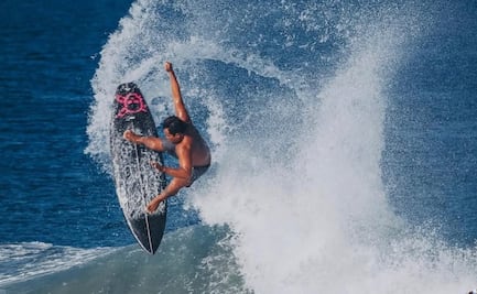 Jafet Ramos inicia con el pie derecho en el Pacífico Surf Open en Puerto Escondido
