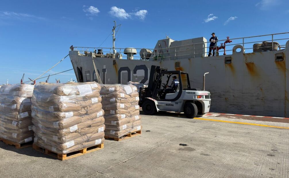 México envía ayuda humanitaria a Cuba este 8 de febrero del 2026. Foto: Especial