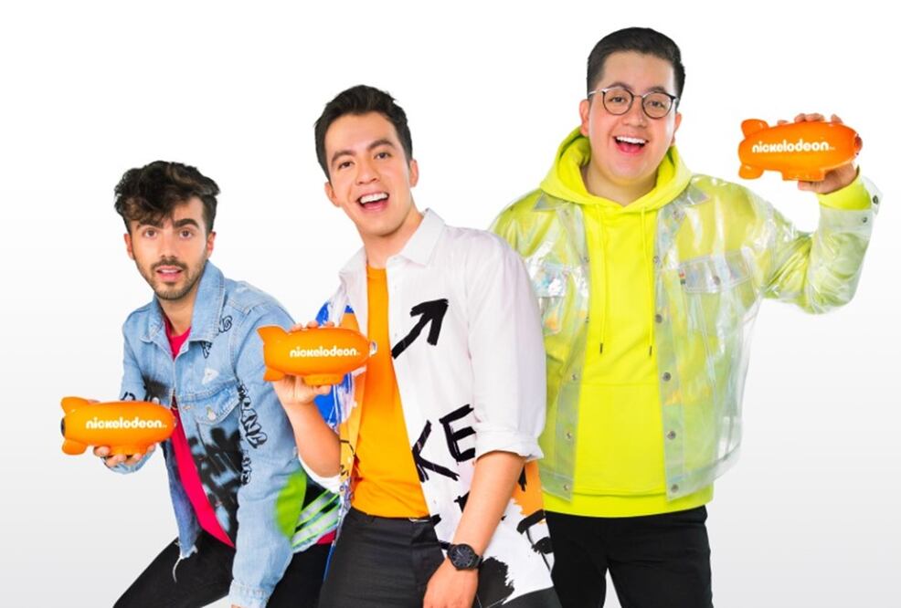 Bryan y Eddy SKabeche con Fede Vigevani. Foto: Cortesía 