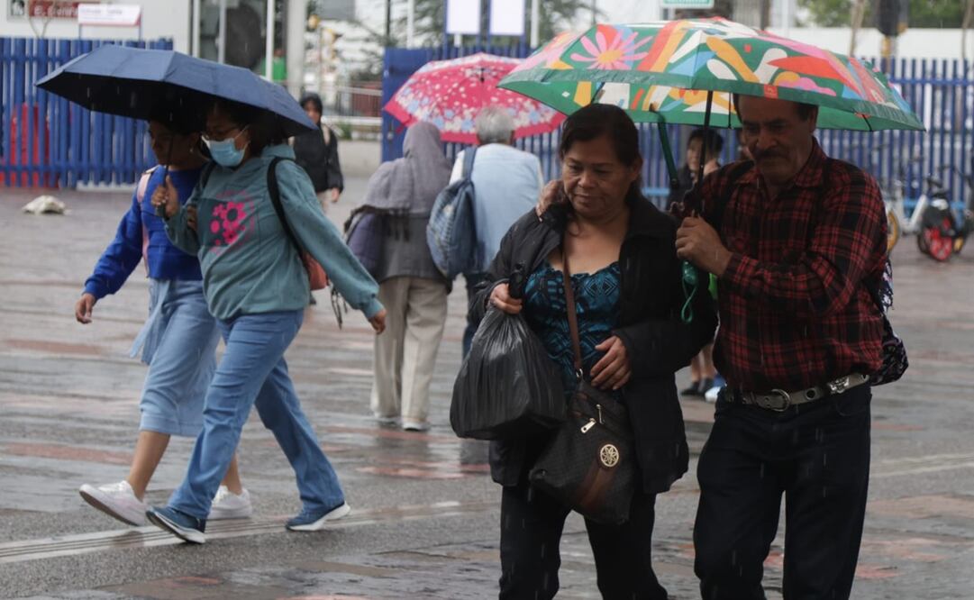 Lluvia en CDMX. Foto: Carlos Mejía / EL UNIVERSAL