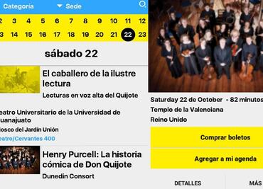 Lanzan 'app' del Festival Cervantino