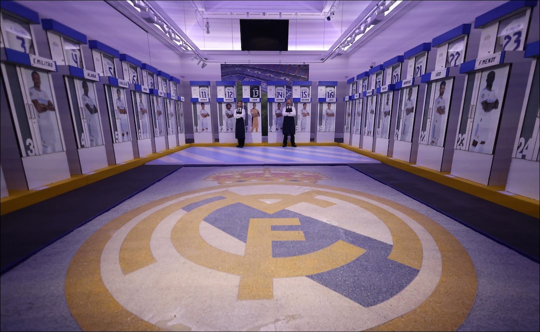 El Real Madrid subastará artículos de los vestuarios antiguos del Estadio Santiago Bernabéu - Foto: EFE