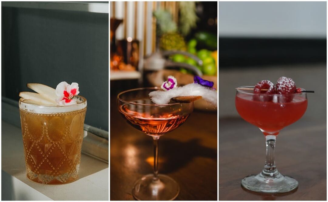 Sorprende a tu pareja este 14 de febrero con bebidas hechas a base de tequila y mezcal. (Fotos Cortesía)