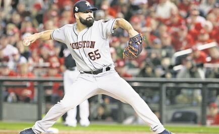 Mexicano Urquidy debutó con triunfo en Serie Mundial con Astros