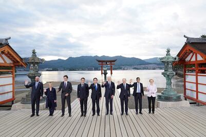 Líderes del G7 homenajean a las víctimas de la bomba atómica de Hiroshima