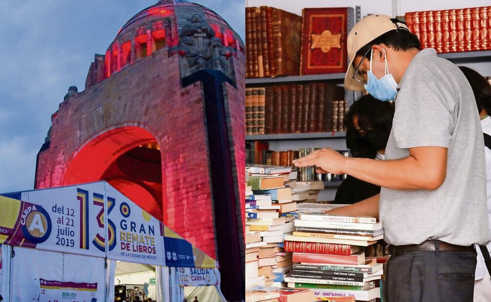 El Gran Remate de Libros en el Monumento a la Revolución es otra de las acciones básicas, pero incluso los expertos ven cada vez más nuevos e importantes eventos en otros estados. Foto: Twitter @remate de libros
