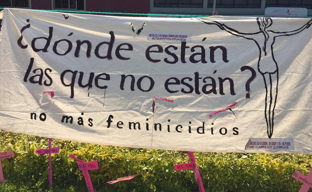 Marcha de mujeres en Nezahualcóyotl (Fotos: Emilio Fernández / EL UNIVERSAL)