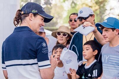 Lorena Ochoa se roba el show