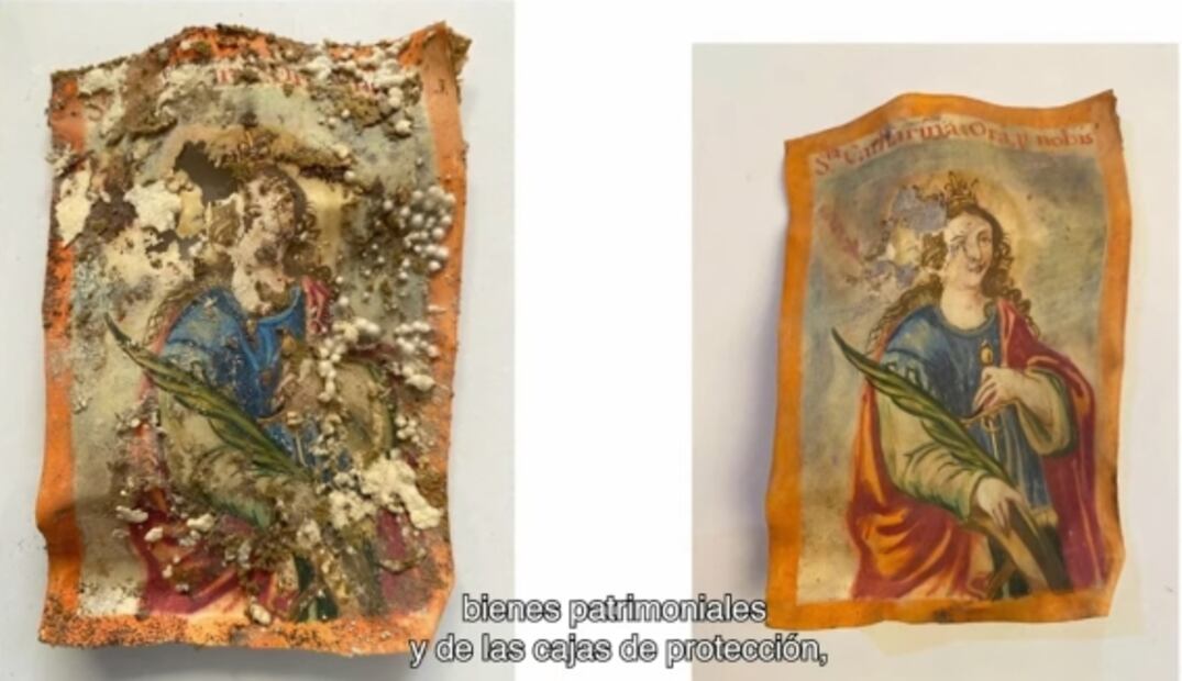 Fotos: Así se descubrieron cajas de plomo en nichos de la Catedral Metropolitana con contenido religioso