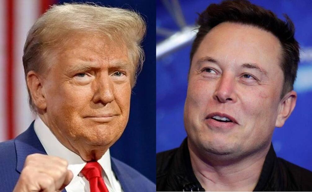 Trump ha dicho que Musk y el excandidato presidencial republicano Vivek Ramaswamy estarán al frente de un nuevo “Departamento de Eficiencia Gubernamental”. Fotos: Archivo EL UNIVERSAL
