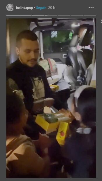 Christian Nodal y Belinda se consienten fumando pipa de agua