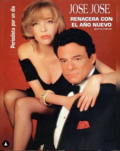 La portada que reunió a José José y Edith González hace 27 años