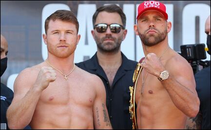 Canelo y Billy Joe Saunders cumplen en la báscula