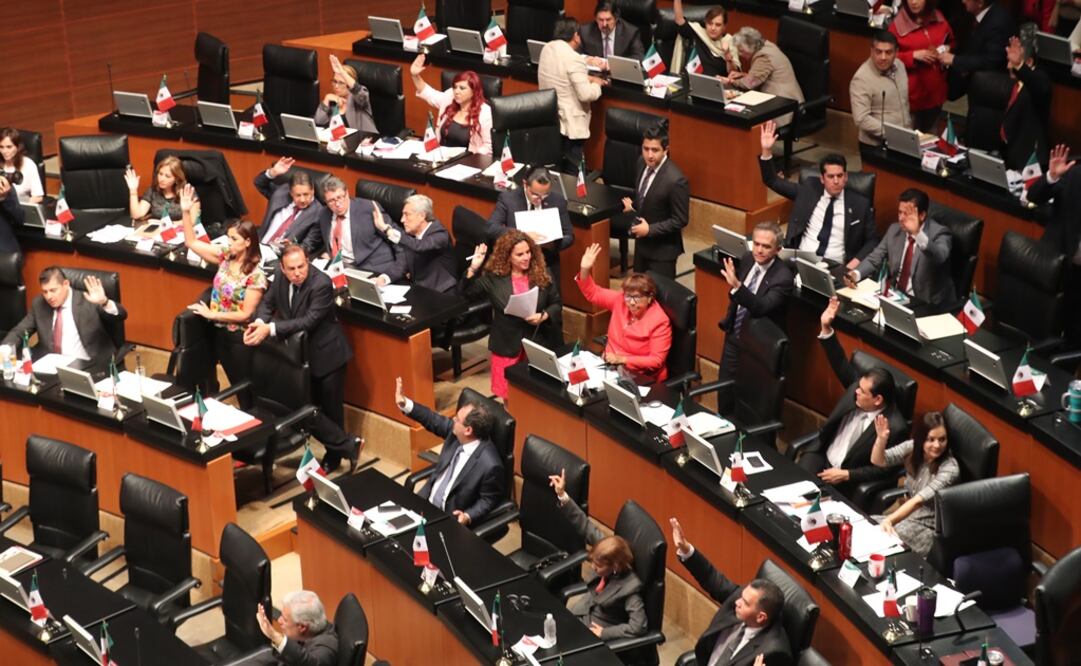 Sesión del Senado de la República. Foto: Lucía Godínez/El UNiversal