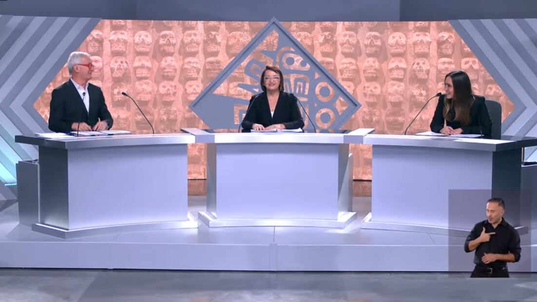 Tercer debate presidencial. Foto: Captura de Pantalla