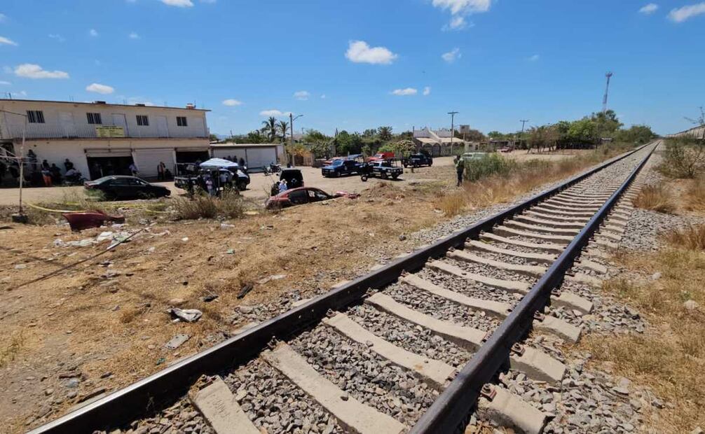Muere mujer al ser arrollada por tren en Sinaloa (02/06/2025). Foto: Cortesía