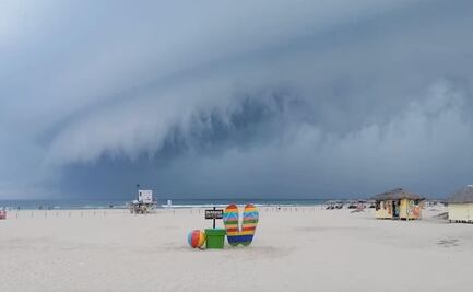 Sorprenden en redes sociales “nubes apocalípticas” de la playa Miramar 