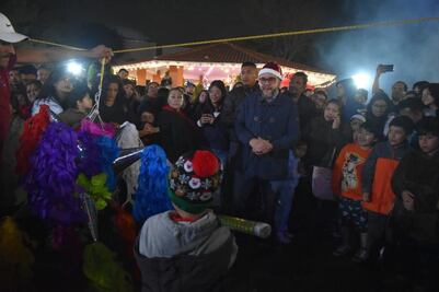 Con música, piñatas y ponche, alcalde de Magdalena Contreras encabeza Jornada Cultural Navideña en la demarcación