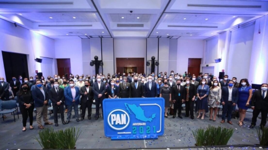 Al celebrar 82 años del PAN, Héctor Larios llama a parar al “populismo autoritario”