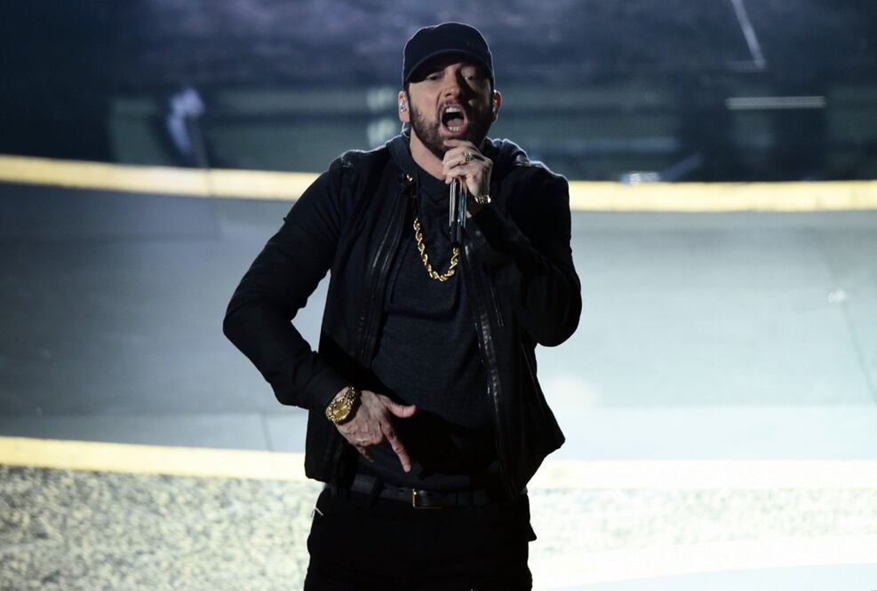 Eminem sorprendió con su presentación en los Oscar 2020 / Foto: Archivo El Universal