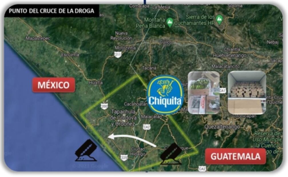 En cargamentos de plátano, papa y aguacate, así traficaba cocaína el Cártel de Sinaloa desde Guatemala