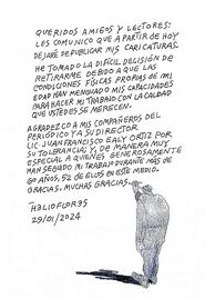 Helioflores dice adiós a las páginas de EL UNIVERSAL