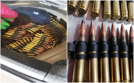 Con apoyo de un canino detectan 500 cartuchos en aduana de Tamaulipas 