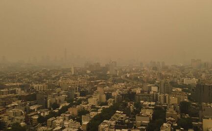 Reportan mala calidad de aire en Nueva York por incendios en Canadá