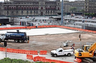 Piden datos por labores en el Zócalo