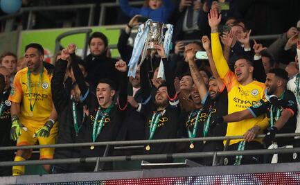 Manchester City logra tricampeonato de la Copa de la Liga